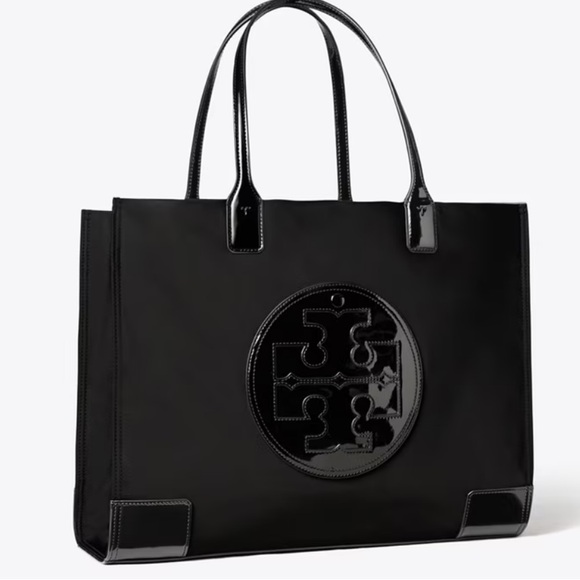 🖤TORY BURCH ELLA PATENT TOTE BAG🖤 - Picture 1 of 9